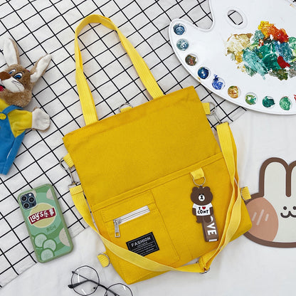 canvas shoulder bag