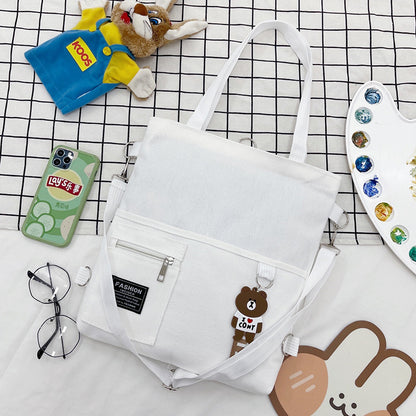 canvas shoulder bag