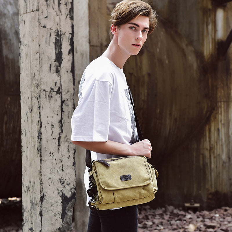canvas shoulder bag