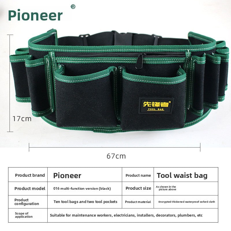 Canvas tool pouch
