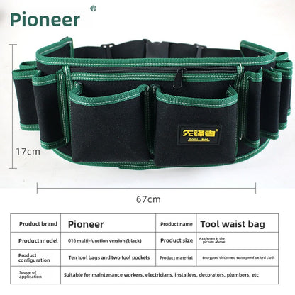 Canvas tool pouch