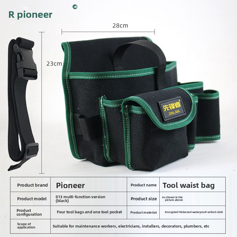 Canvas tool pouch