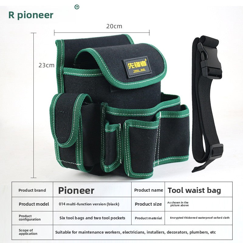 Canvas tool pouch