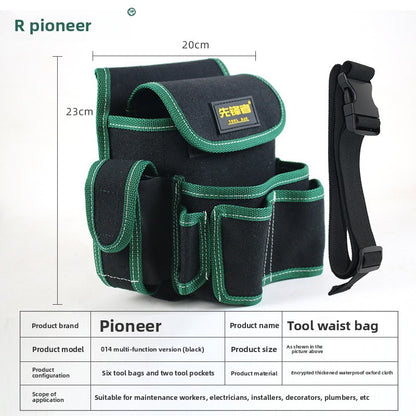 Canvas tool pouch