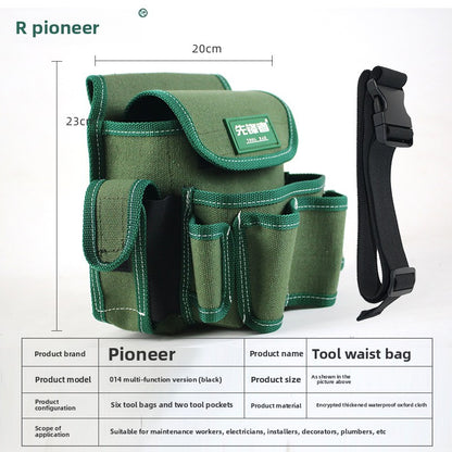 Canvas tool pouch
