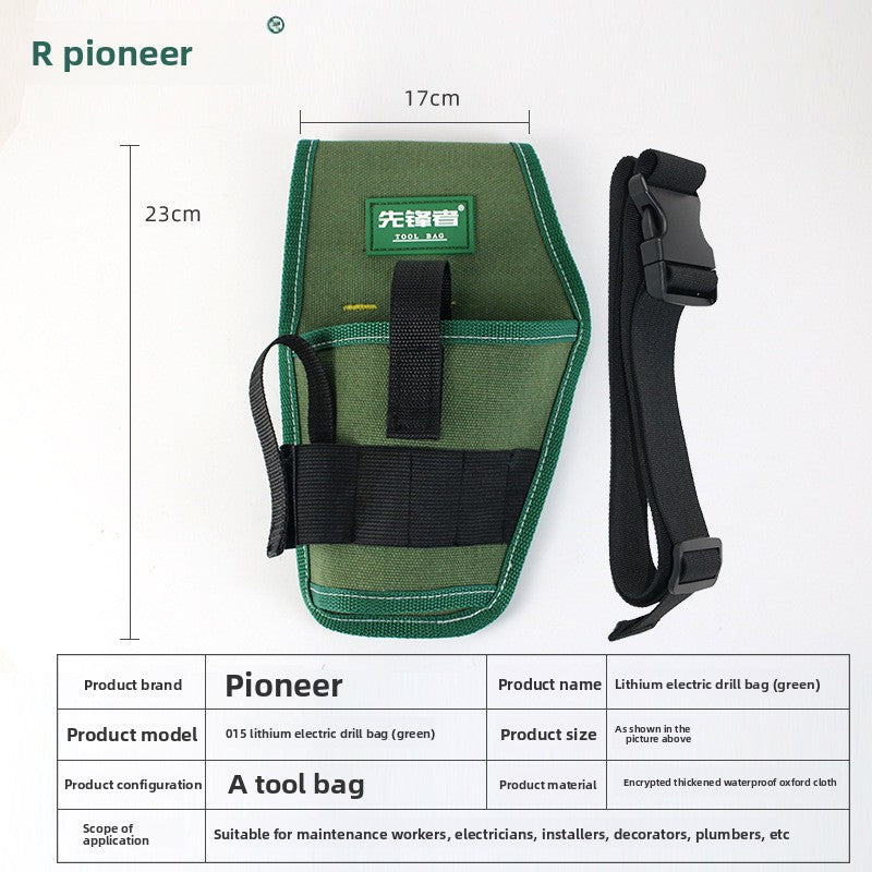 Canvas tool pouch