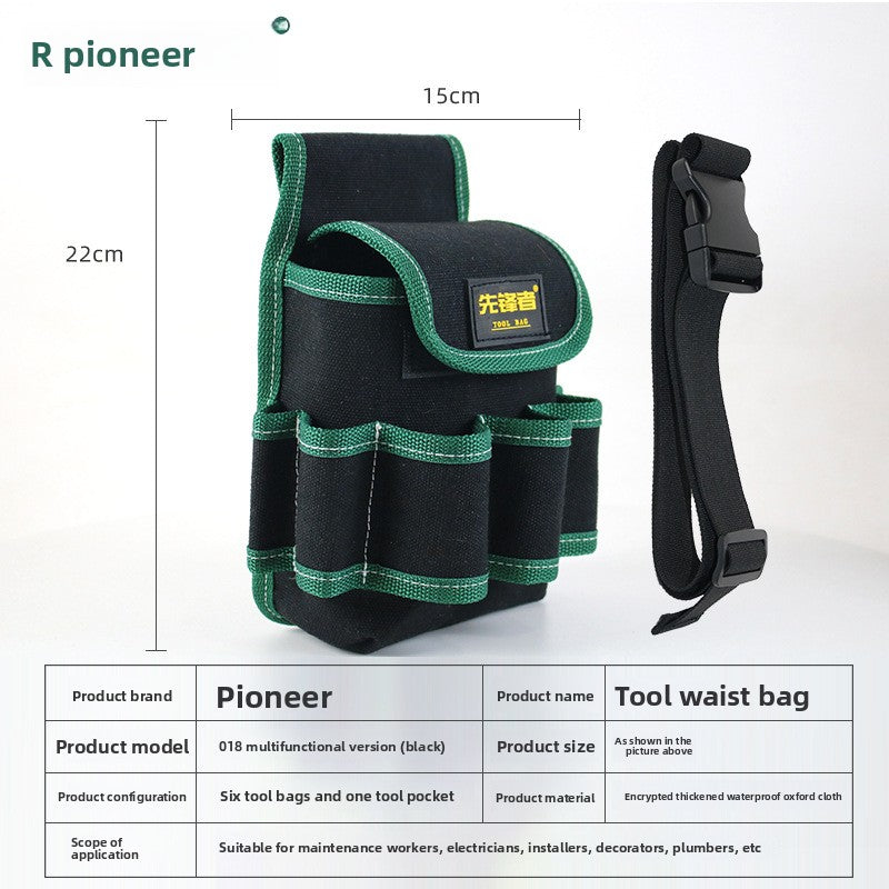 Canvas tool pouch