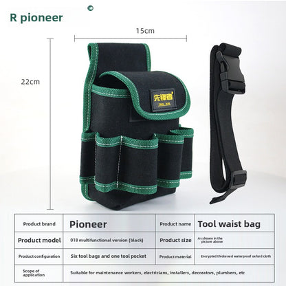 Canvas tool pouch