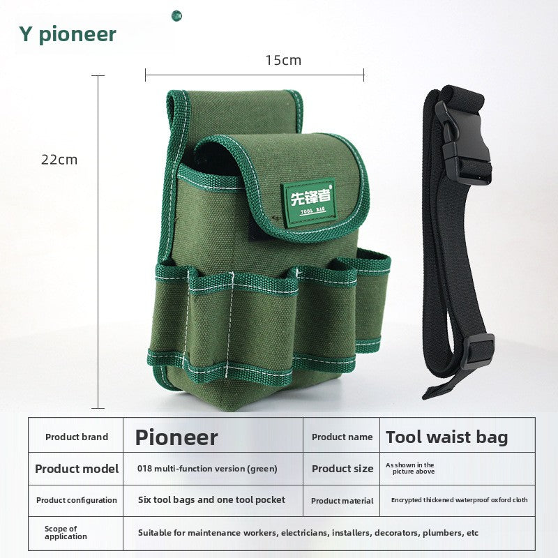 Canvas tool pouch