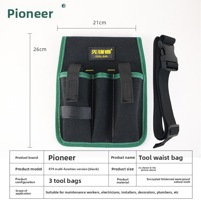 Canvas tool pouch