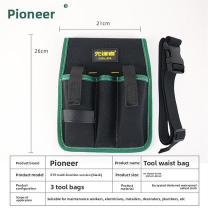 Canvas tool pouch