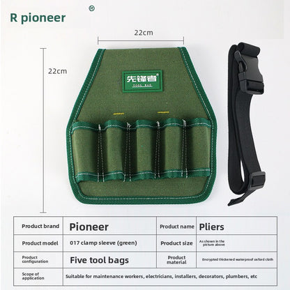 Canvas tool pouch