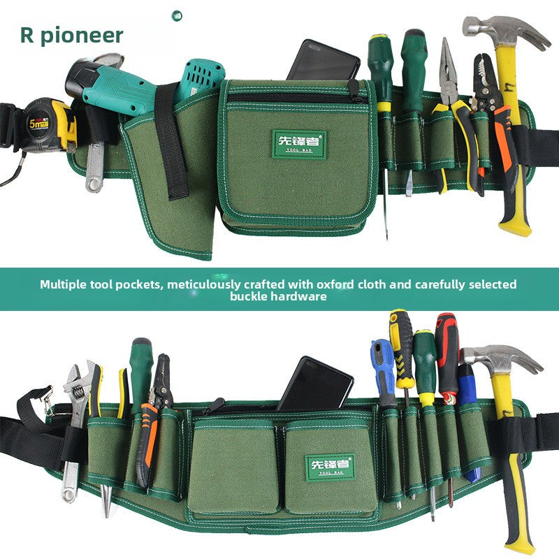 Canvas tool pouch