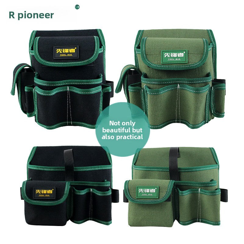 Canvas tool pouch