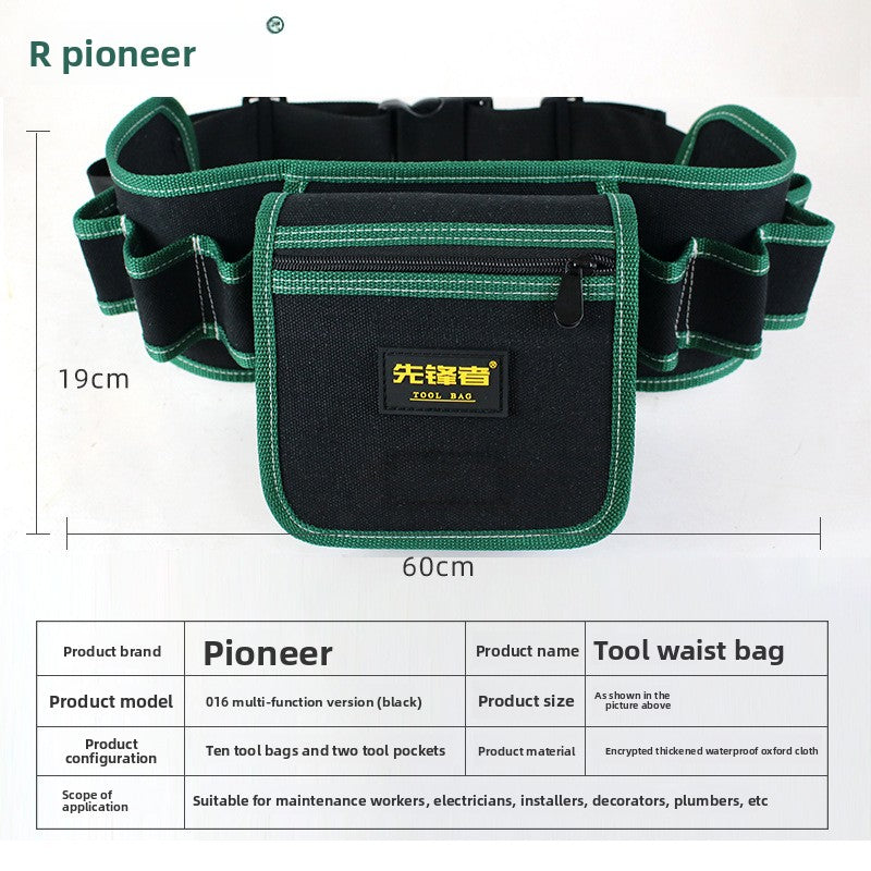 Canvas tool pouch