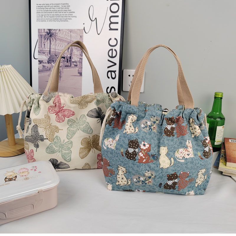 Canvas Tote Bag Large Capacity Fashion Printed Shoulder Handbag