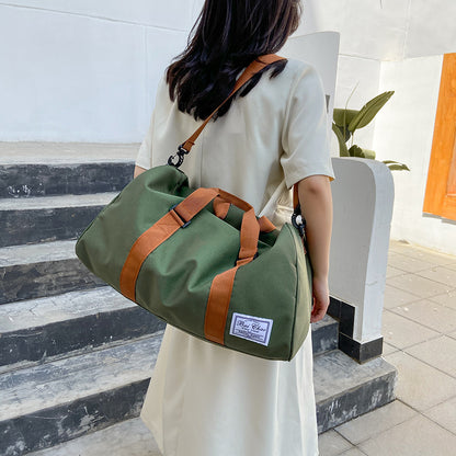 Canvas Travel Bag with Dry-Wet Separation