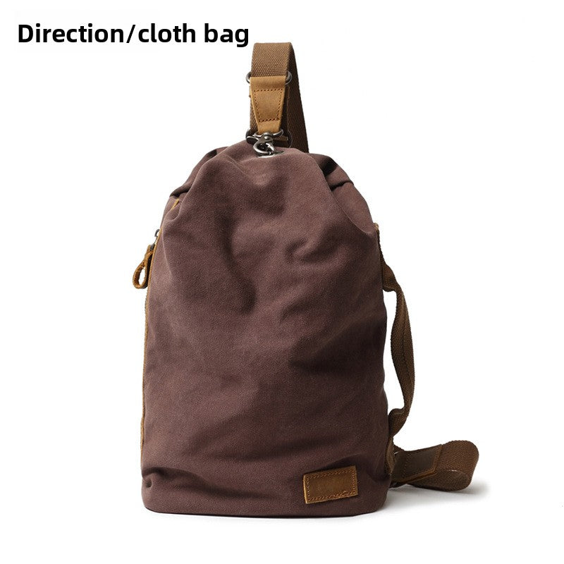 Canvas Waist Bag with Large Capacity