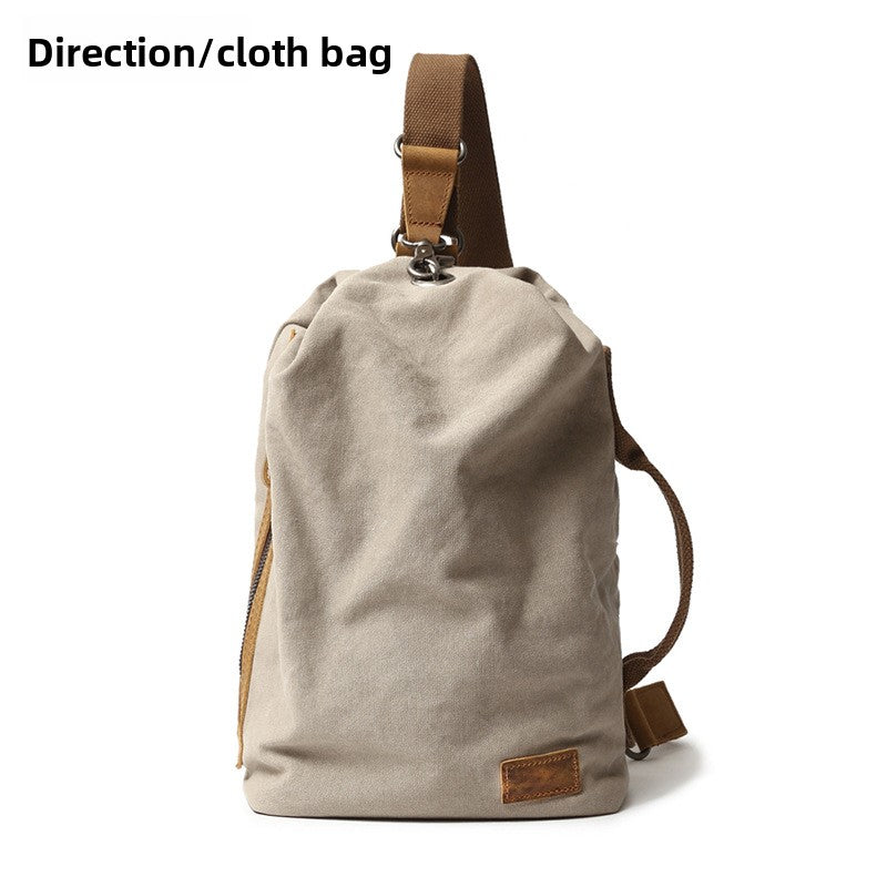 Canvas Waist Bag with Large Capacity
