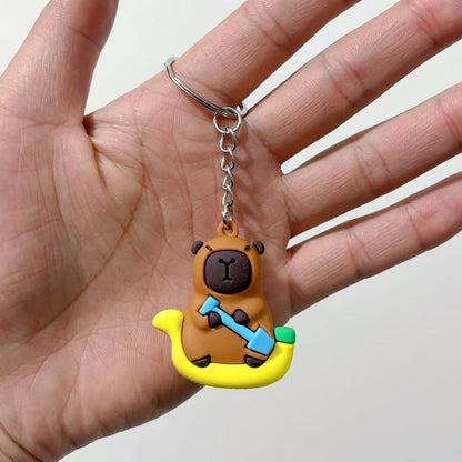 Capibala Capybara Doll Keychain