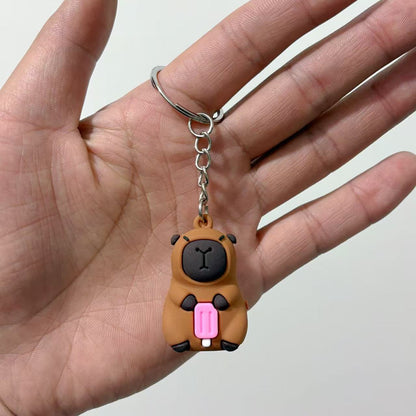 Capibala Capybara Doll Keychain