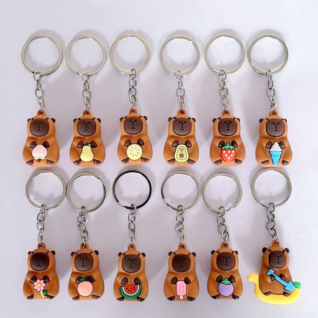 Capibala Capybara Doll Keychain