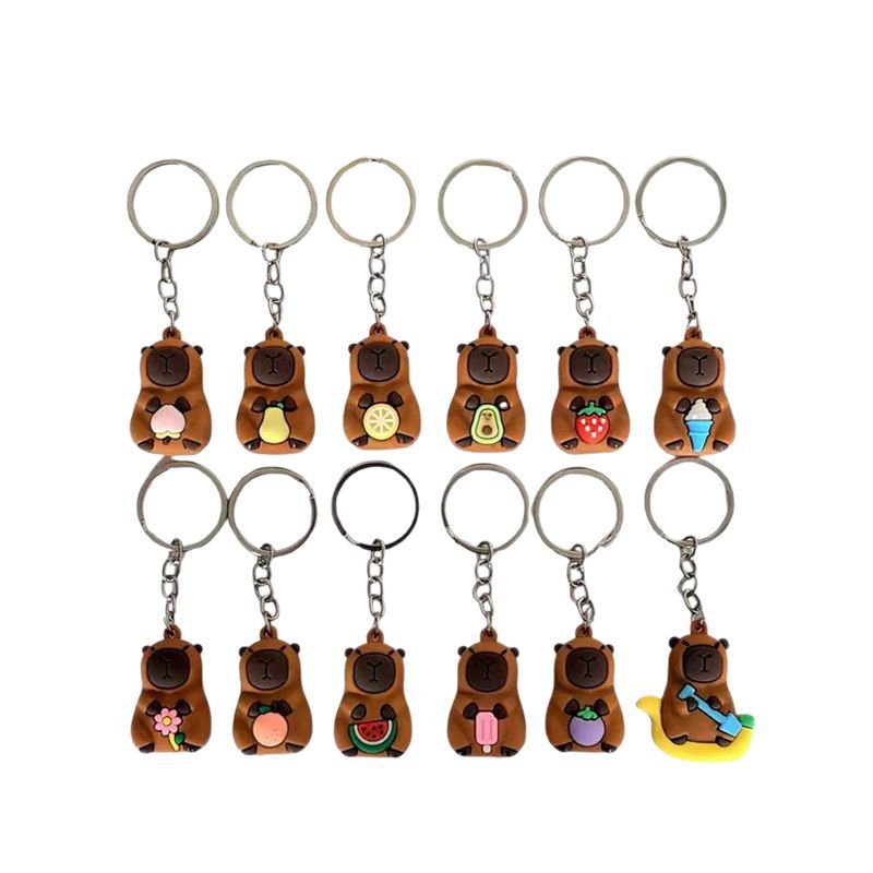 Capibala Capybara Doll Keychain