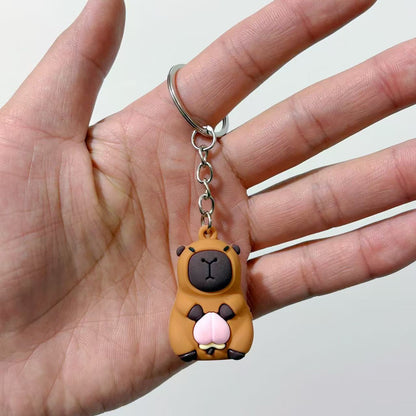 Capibala Capybara Doll Keychain