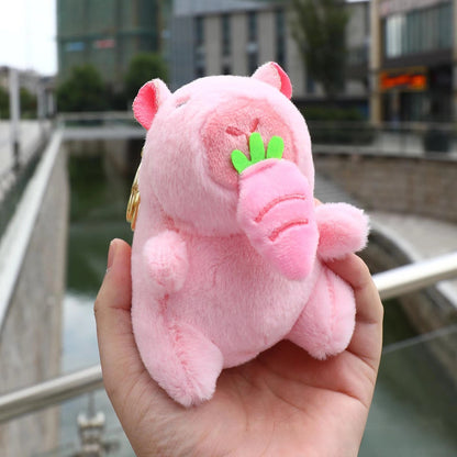 Capibara plush keychain