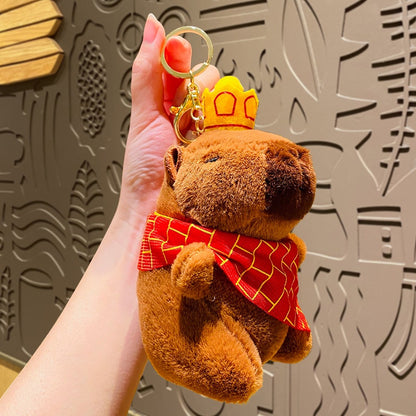 Capibara plush keychain