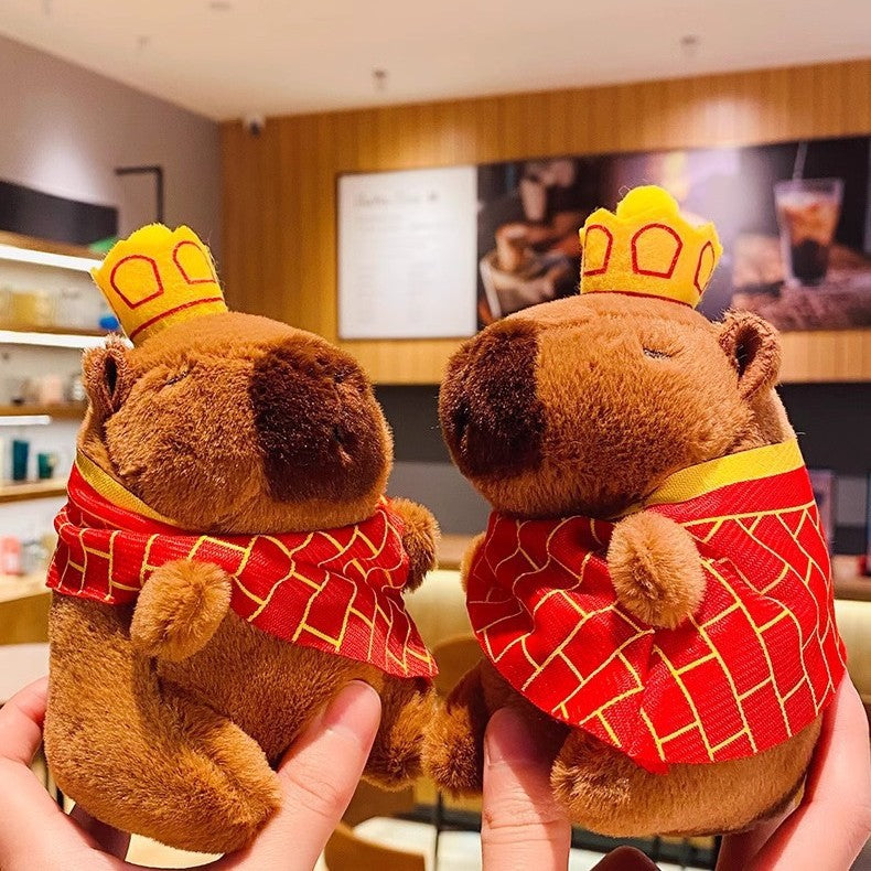 Capibara plush keychain