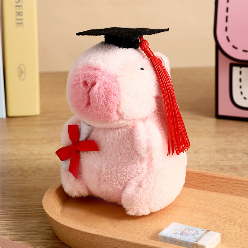 Capibara plush keychain