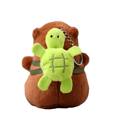 Capibara plush keychain