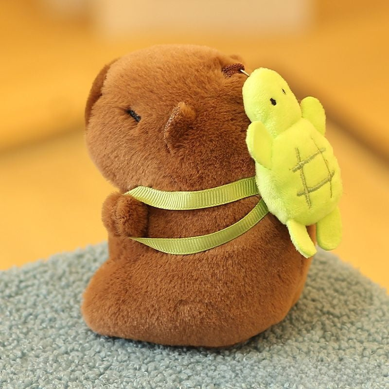 Capibara plush keychain