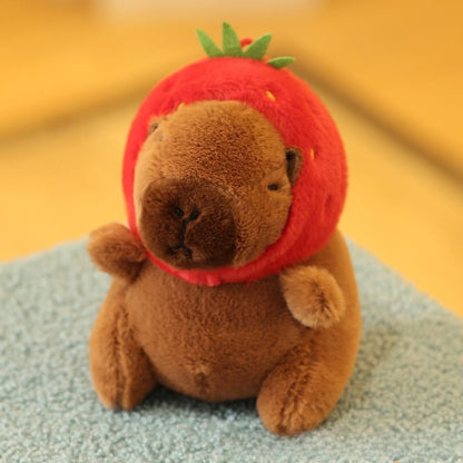 Capibara plush keychain