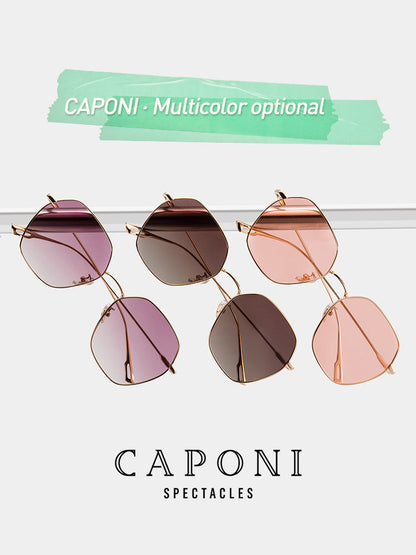 Caponi Polarized Sunglasses for Women UV Protection