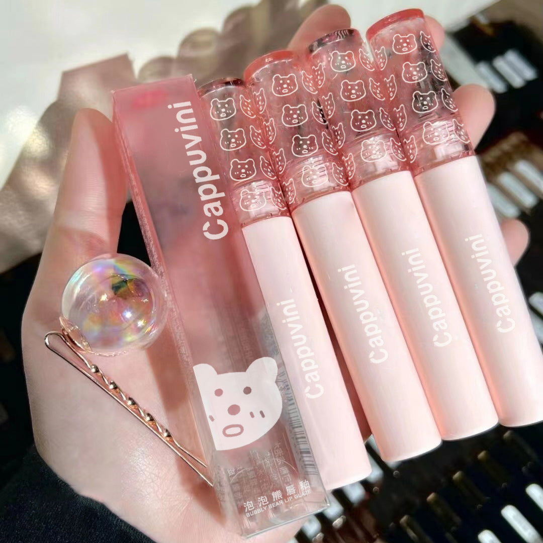 Cappuvini Bubble Lip Glaze Mirror Water Gloss
