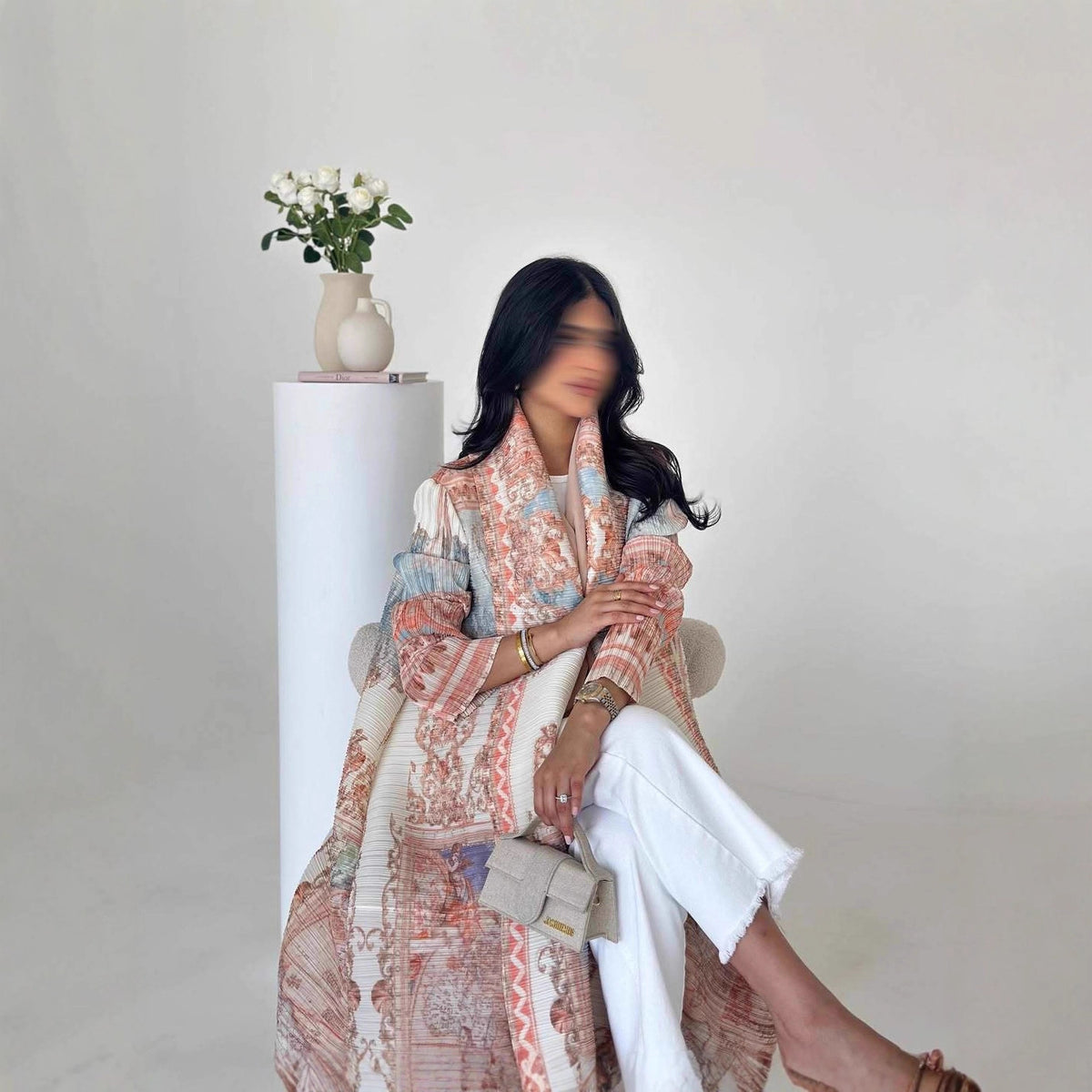 Capuchin printed robe