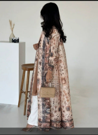 Capuchin printed robe
