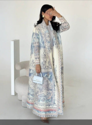 Capuchin printed robe