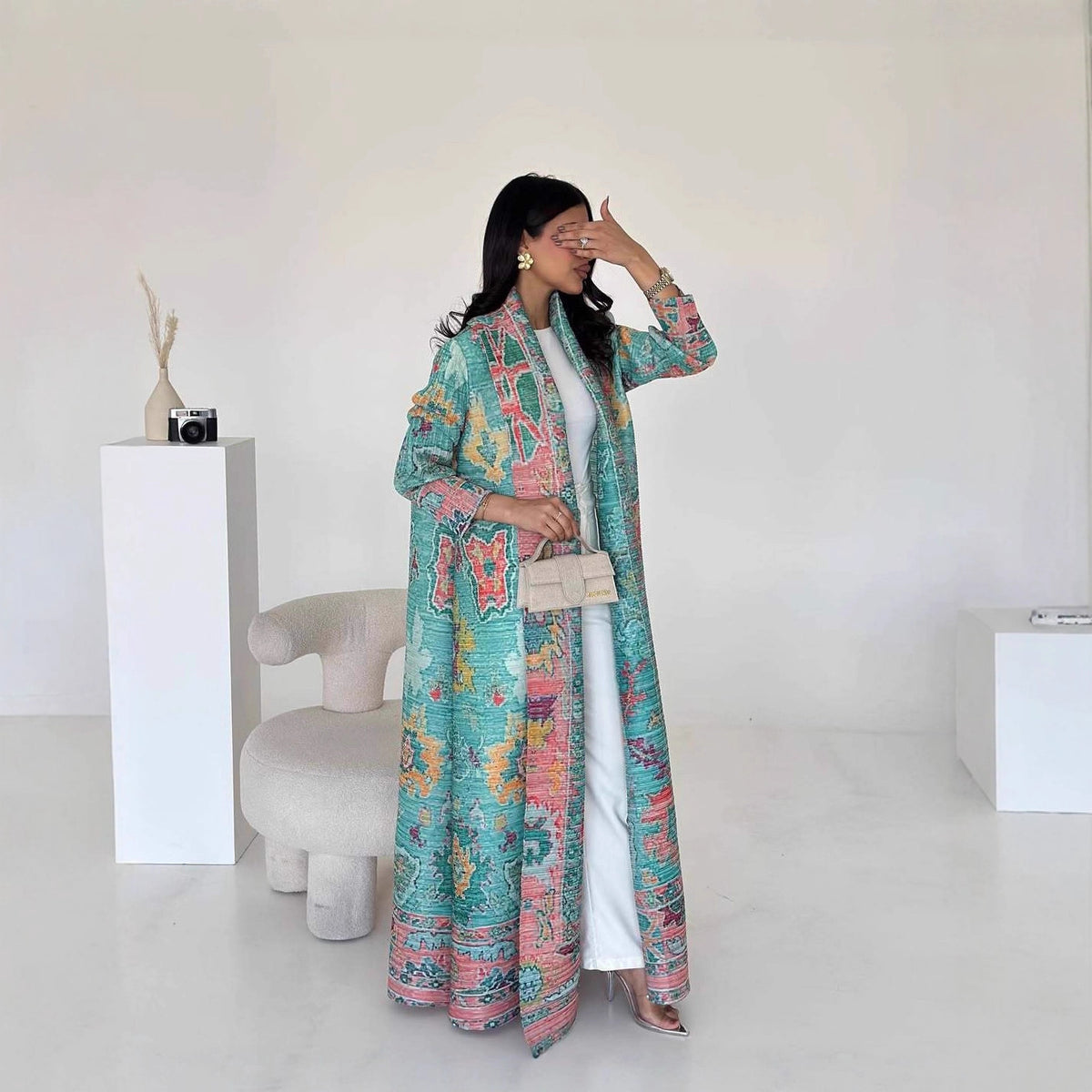 Capuchin printed robe