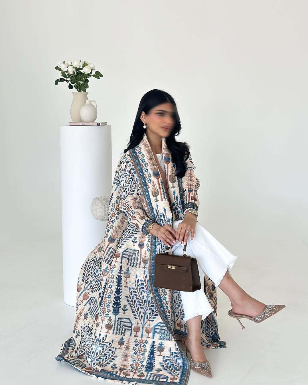 Capuchin printed robe