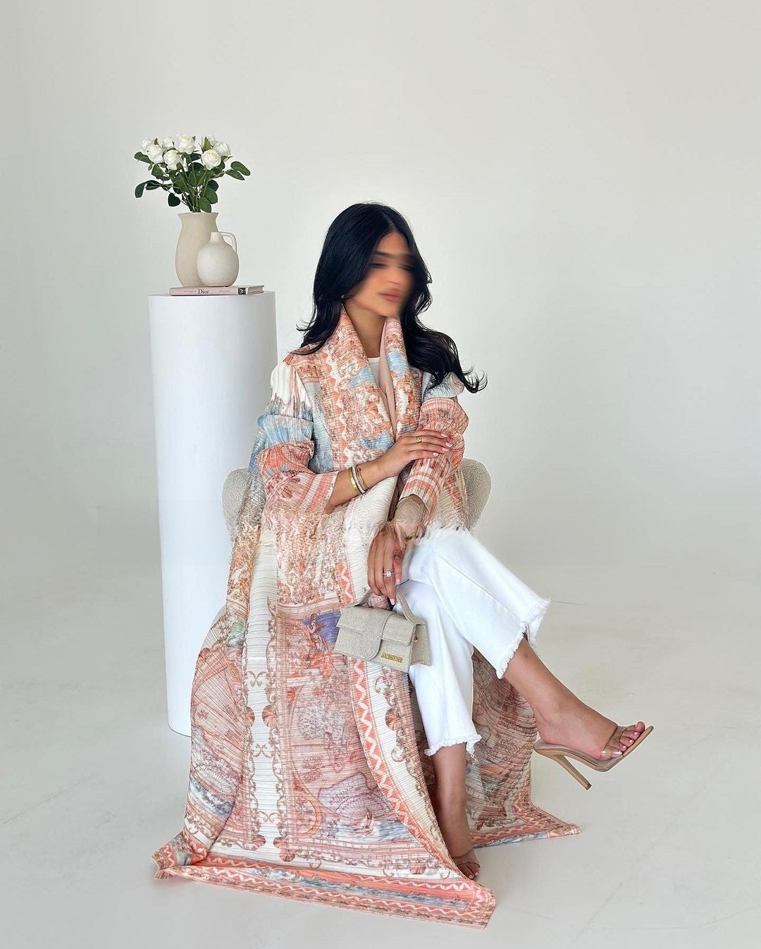 Capuchin printed robe