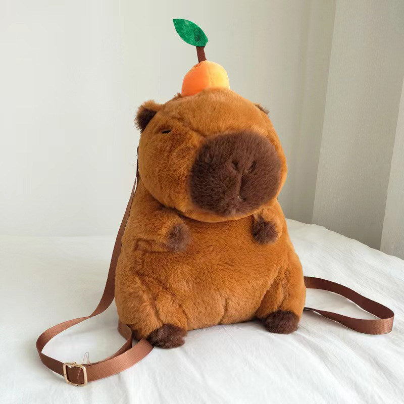 Capybara Plush Backpack