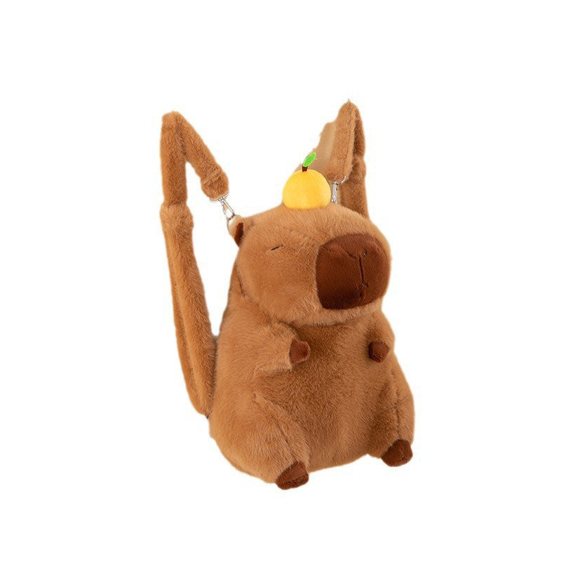 Capybara Plush Backpack