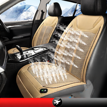 Car air conditioning, cooling and ventilation seat cushion