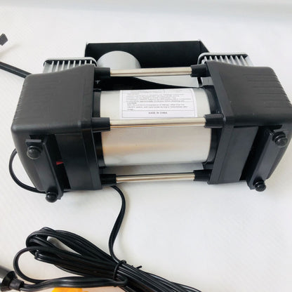 Car air pump double cylinder