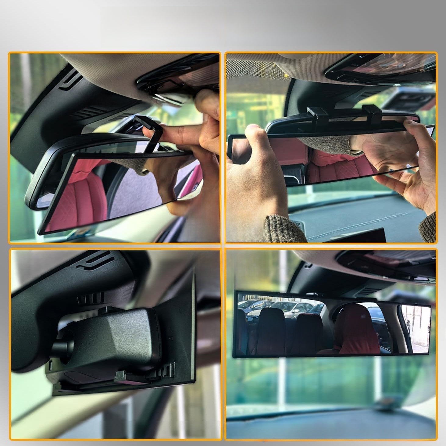Car Anti Glare Rearview Mirror