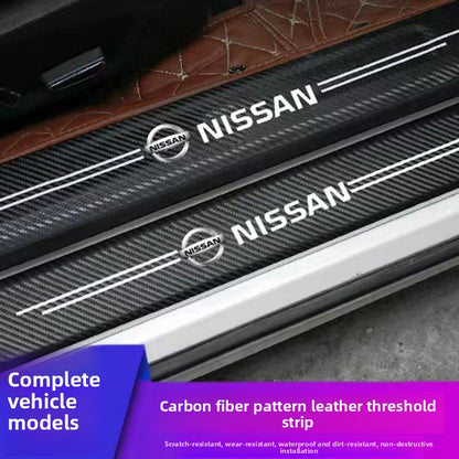 Car anti-stepping threshold anti-scratch strips