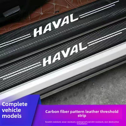 Car anti-stepping threshold anti-scratch strips